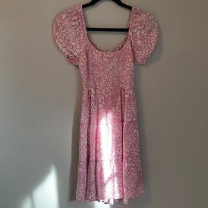 pink summer dress